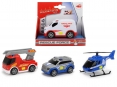 3711000 Машинка "Спасатели", со звук. и светл. эффектами, 10 см, 4 вида, 3+