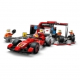 Конструктор LEGO City Піт-стоп і піт-екіпаж F1 з болідом Ferrari(60443)