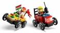 Конструктор LEGO City «Пицца-авто против пожарной машины» Набор гонок (60458)