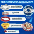 Набор Infinity Nado VII Power Battle Set Громовой Охотник Теней и Огненное Колесо Взрыва (Thunder Shadow Hunter vs Fiery Blast Wheel)