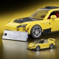 Коллекционная машинка-конструктор "Honda S2000" серии "Speed" Mattel Brick Shop