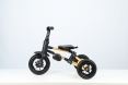 Велосипед складаний триколісний дитячий Nova Pro з надувними колесами Gold Matt - Black