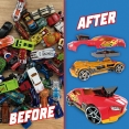 Гоночный автомобиль-гараж 2 в 1 (красный) Hot Wheels