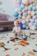 Детский двусторонний, складной коврик "Тигрёнок в лесу и Мир животных", 200х180x1 см