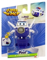 Ігрова фігурка-трансформер Super Wings Transforming Пол (Paul), 10см
