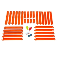 Большой набор дорожек для трека с 2 машинками серии "Track Creator" Hot Wheels