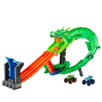 Игровой набор "Атака огненного Дракона" Monster Trucks Hot Wheels