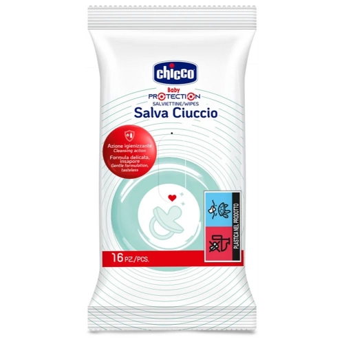 Салфетки дезинфицирующие Chicco “Salva Ciuccio” (16 шт)