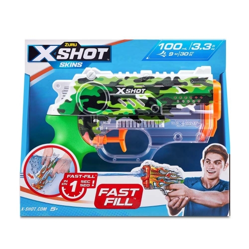 X -Shot Водний бластер Fast FIill Sins NANO Jungle Camo, 11853B