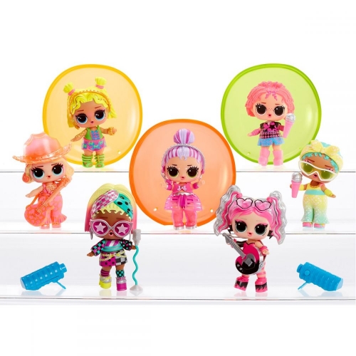 Игровой набор с куклой L.O.L. SURPRISE! серии "Neon Pop" – ЗВЕЗДОЧКИ (в ассорт., в диспл.)