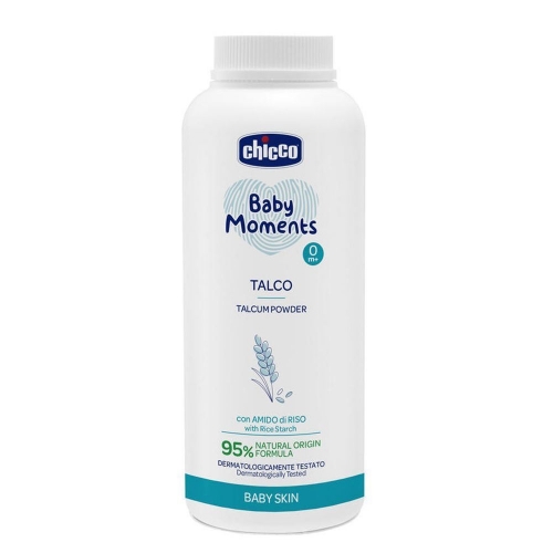 Тальк захисний з рисовим крохмалем Baby Moments, 150 г