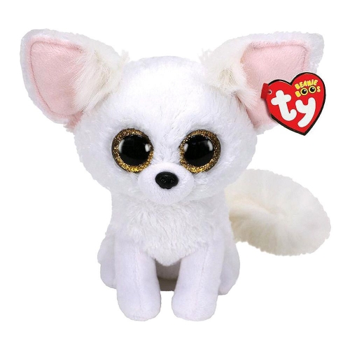 Мягкая игрушка TY Beanie Boo's 36225 Белая лиса "FENNEC" 15см