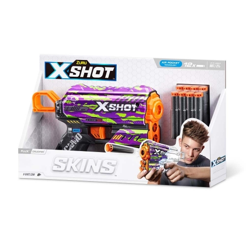 Швидкострільний бластер X-SHOT Skins Flux Crucifer (8 патронів), 36516J