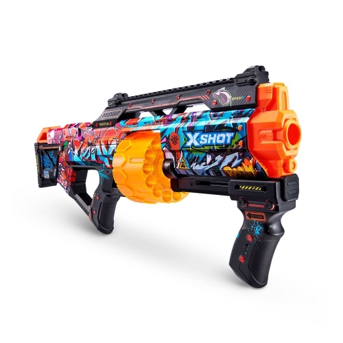 Быстрострельный бластер X-SHOT Skins Last Stand Graffiti (16 патронов), 36518B