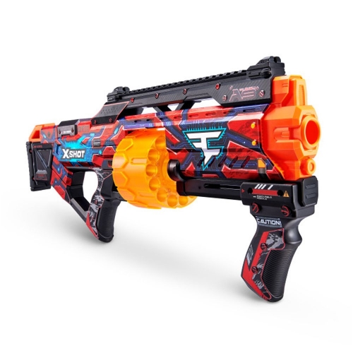 Быстрострельный бластер X-SHOT Skins Last Stand Faze (16 патронов), 36518H