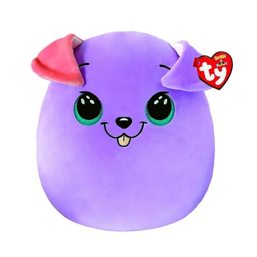 М'яка іграшка TY SQUISH-A-BOOS 39225 Фіолетовий пес "BITSY" 20 см
