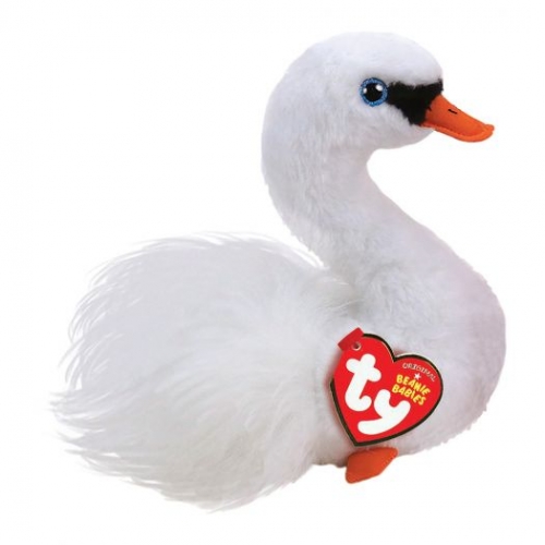 М'яка іграшка TY Beanie Babies 41035 Білий лебідь "Gracie" 15см