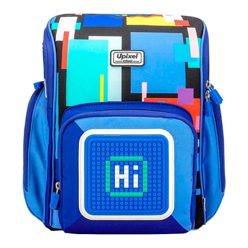 Рюкзак Upixel Funny Square School-Синий
