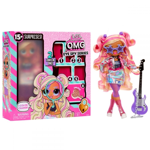 Игровой набор с куклой L.O.L. SURPRISE! серии "O.M.G. Eye Spy" – РОК-ЗВЕЗДА (с аксесс.)(542681)