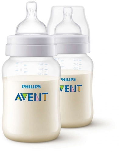 Бутылочка для кормления Avent Classic+ 2х260мл SCF563/27
