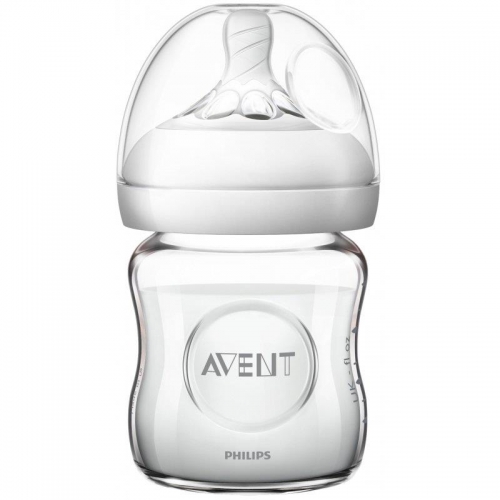 Бутылочка для кормления Avent Natural стеклянная 120 мл (SCF051/17)