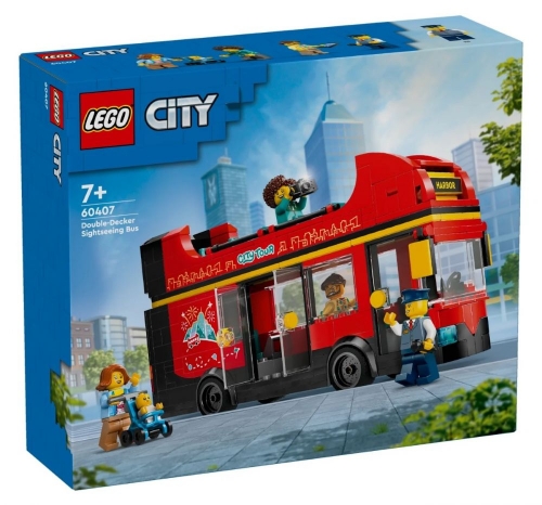 Конструктор LEGO City Червоний двоповерховий екскурсійний автобус (60407)