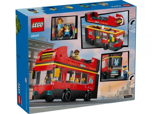 Конструктор LEGO City Червоний двоповерховий екскурсійний автобус (60407)
