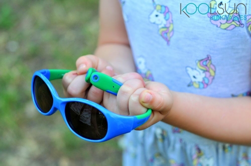 Дитячі сонцезахисні окуляри Koolsun зелені серії Flex (Розмір: 3+)