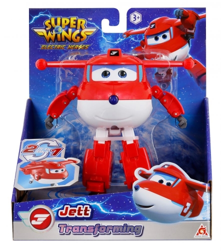 Ігрова фігурка-трансформер Super Wings Transforming Джетт (Jett)