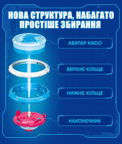 Волчок Infinity Nado VI Starter Pack Золотой Воин Феникс (Gold Warrior Phoenix)