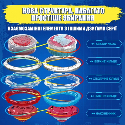 Волчок Infinity Nado VI Standard Pack Золотой Воин Феникс (Gold Warrior Phoenix)