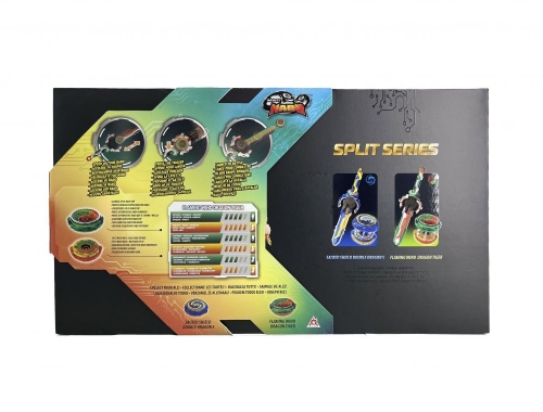 Волчок Infinity Nado VI Split Series Горящий Ветер Дракон Тигр (Flaming Wind Dragon Tiger)