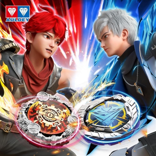 Набор Infinity Nado VII Power Battle Set Громовой Охотник Теней и Огненное Колесо Взрыва (Thunder Shadow Hunter vs Fiery Blast Wheel)