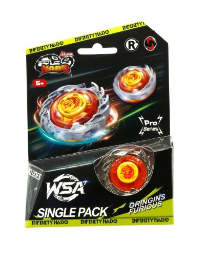 Дзиґа Infinity Nado VII Pro Series Single Pack Origins Лютий Вихор (Furious) (EU664621-2)