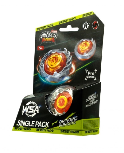 Дзиґа Infinity Nado VII Pro Series Single Pack Origins Лютий Вихор (Furious) (EU664621-2)