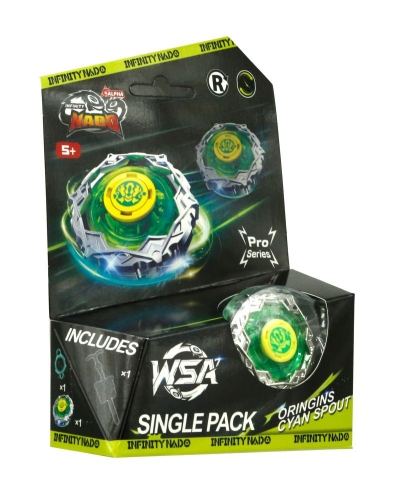 Дзиґа Infinity Nado VII Pro Series Single Pack Origins Ціановий Вихор (Cyan Spout) (EU664621-3)