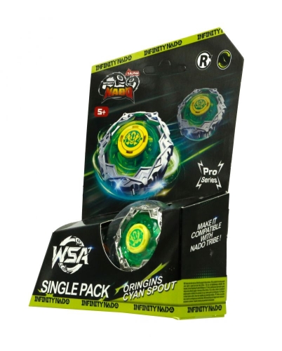 Дзиґа Infinity Nado VII Pro Series Single Pack Origins Ціановий Вихор (Cyan Spout) (EU664621-3)