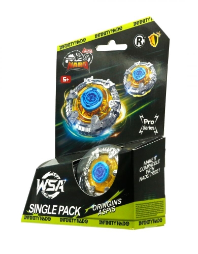 Волчок Infinity Nado VII Pro Series Single Pack Origins Щит (Aspis)