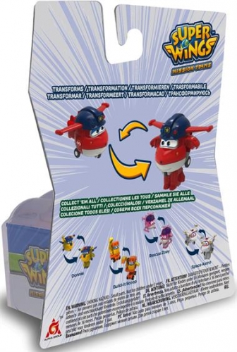 Ігрова фігурка-трансформер Super Wings Transform-a-Bots Police Jett, Джетт поліцейський