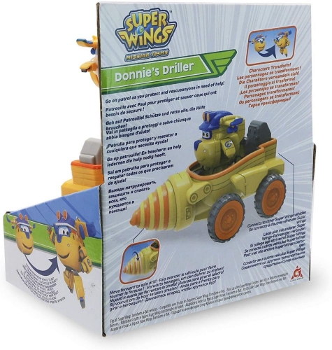 Игровой набор Super Wings Mission Teams Бурильный автомобиль Донни