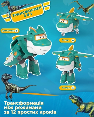 Ігрова фігурка-трансформер Super Wings Transforming Тіно (Tino)
