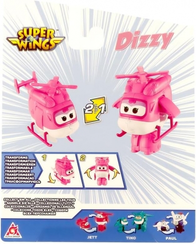 Игровая фигурка-трансформер Super Wings Transforming Диззи (Dizzy), 10см
