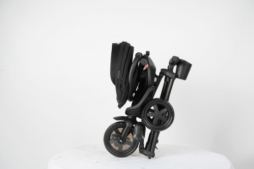 Велосипед складаний триколісний дитячий Nova Niello Black