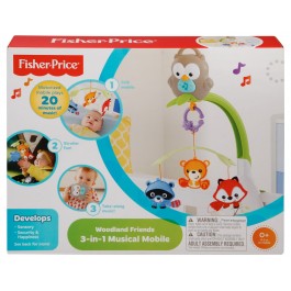 Мобіле 3 в 1 "Лісові друзі" Fisher-Price
