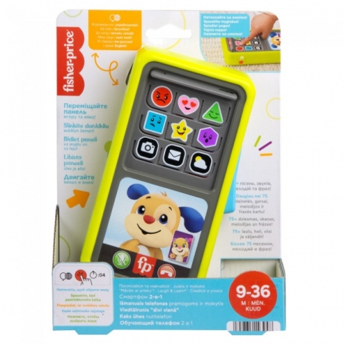 Смартфон 2-в-1 с технологией Smart Stages (укр./лит./лат./эст./рус./англ.) Fisher-Price