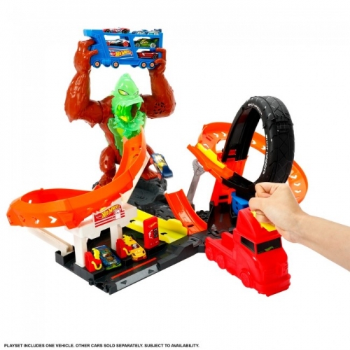 Игровой набор "Нападение токсической гориллы" Hot Wheels