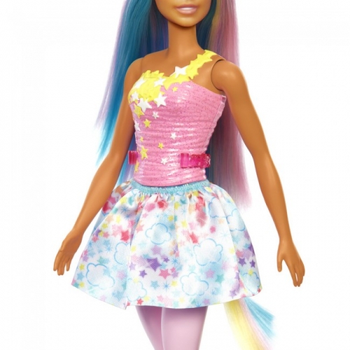 Лялька-єдиноріг у світло-рожевому стилі серії Дрімтопія Barbie