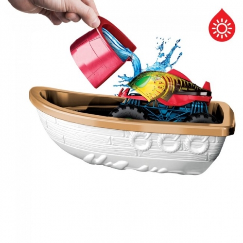 Ігровий набір "Полювання крокодила" серії "Зміни колір" "Monster Trucks" Hot Wheels (HGV14)