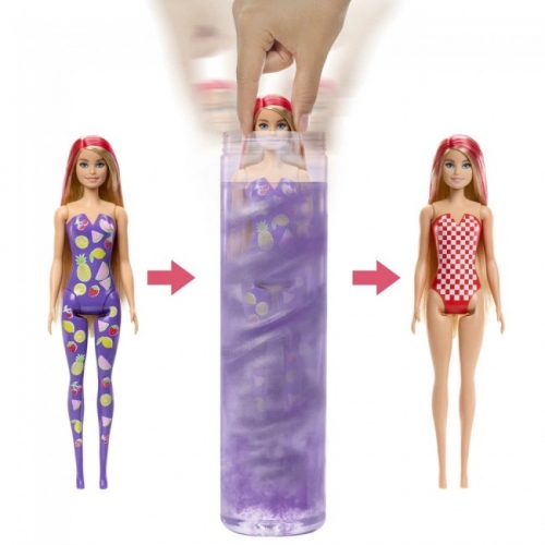 Кукла "Цветное перевоплощение" Barbie, серия "Фруктовый сюрприз" (в асс.)