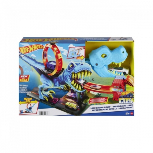 Ігровий набір "Полювання Ті-Рекса" Hot Wheels (HKX42)